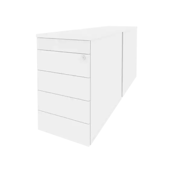 Onix Тумба двойная приставная/опорная (TIP-ON) O.TPO-2.8 TIP 432*1635*750