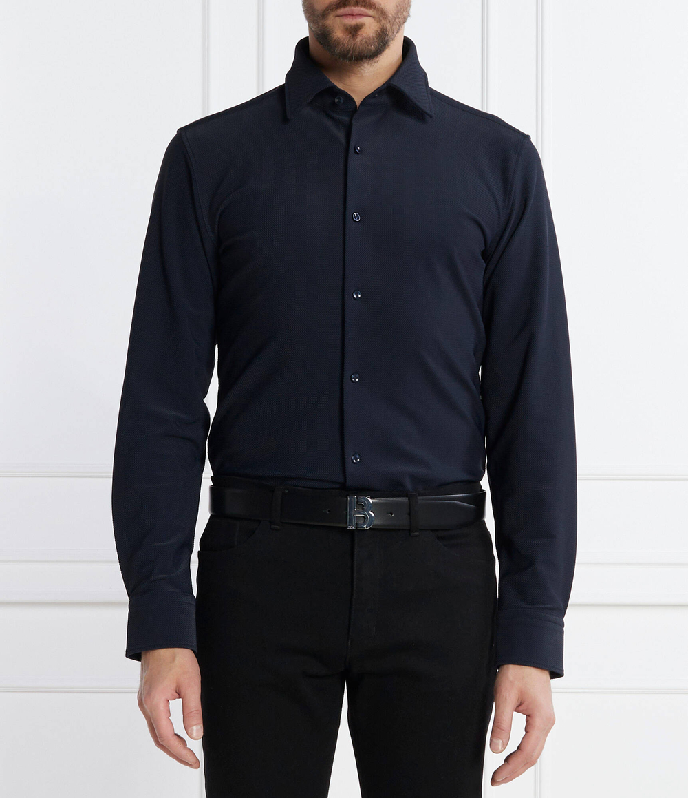 Рубашка P-HANK-kent-C1-222 BOSS BLACK - темно-синий(50503111)