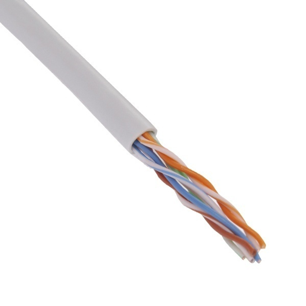 Кабель витая пара неэкранированный U/UTP 4х2х24AWG cat 5e LSZH solid серый [305м] ITK (провод для интернета) LC1-C5E04-121