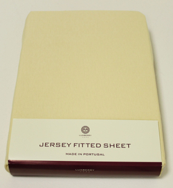 Простыня 180х200х30 Luxberry (Т) Трикотаж Джерси желтая Португалия