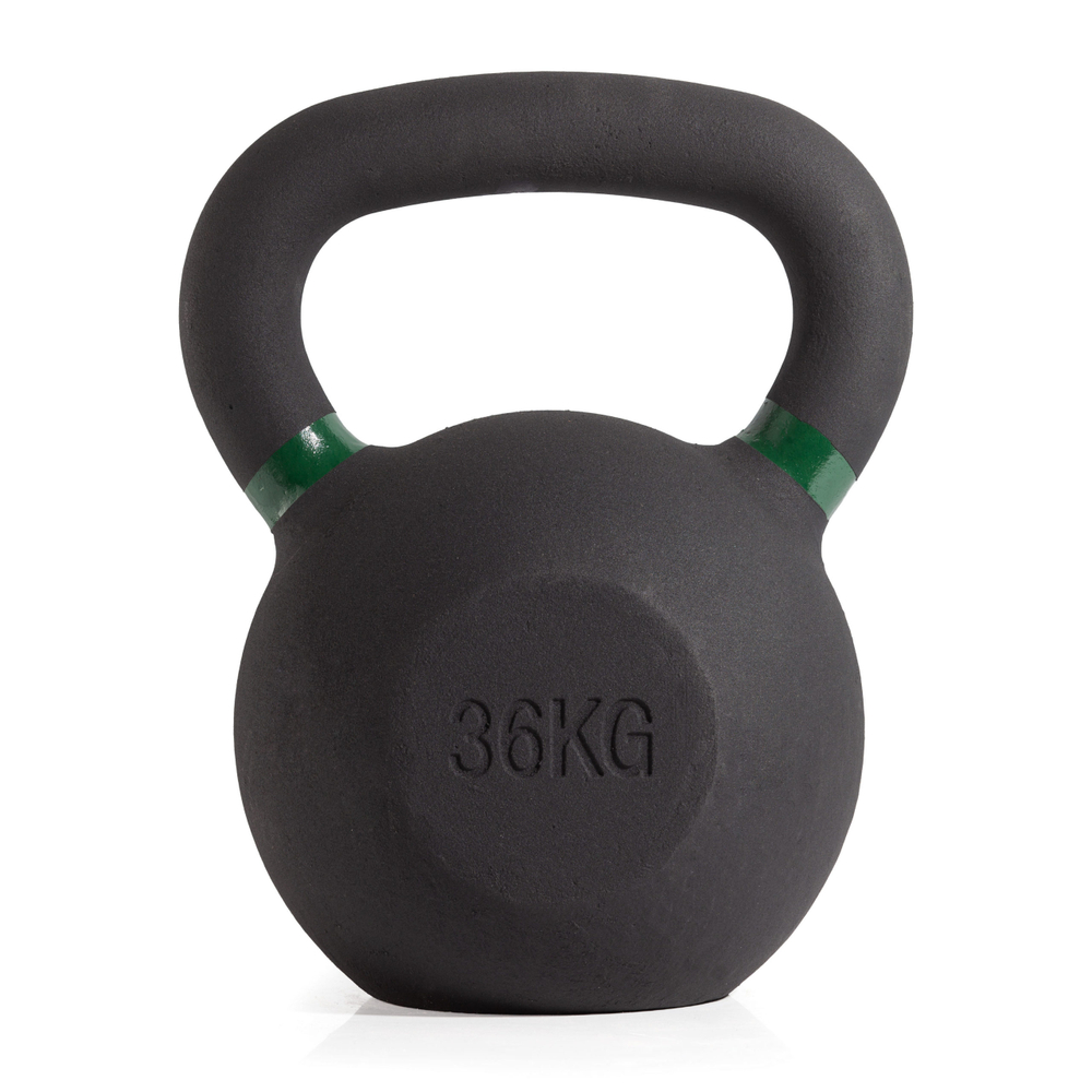 Гиря чугунная с цветным кольцом 36 кг (модель: К-3) VictoryFit VF-KCR360