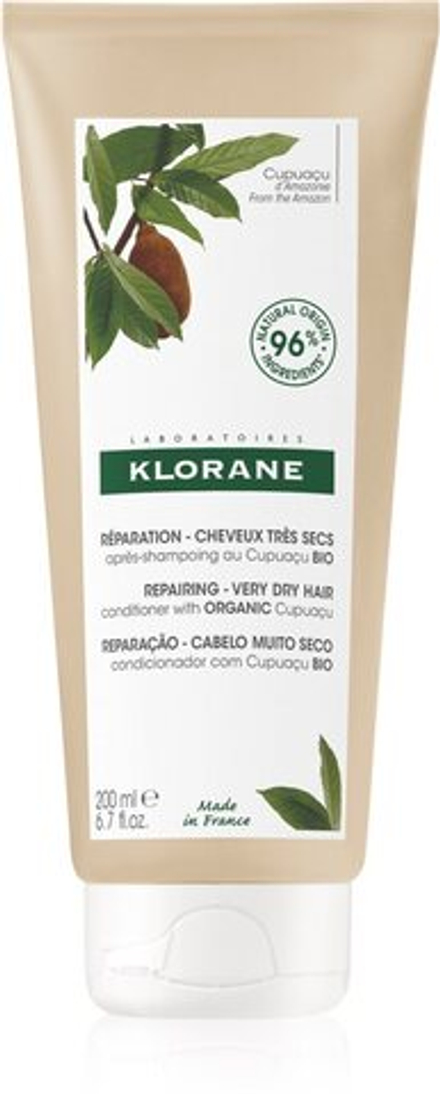 Klorane Cupuaçu Bio Bio - кондиционер для очень сухих и поврежденных волос /   200  ml  / GTIN 3282770144659