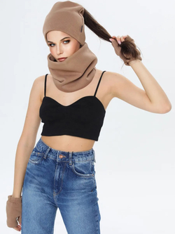 Снуд унисекс из футера с начесом