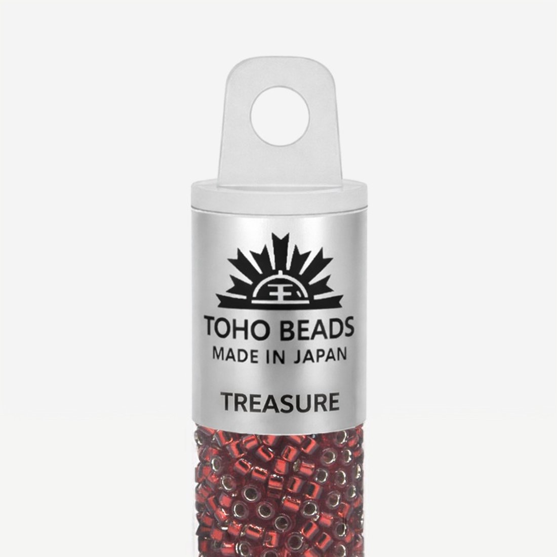 Японский бисер TOHO Treasure (№25C), с внутренним серебрением, прозрачный