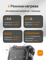 Электрическая грелка Ocoopa UT4 Extreme Black