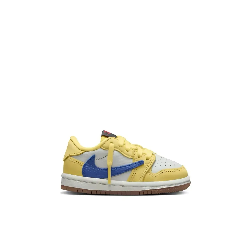 Детские кроссовки Air Jordan 1 Retro Low OG SP x Travis Scott 'Canary' DZ5908-700