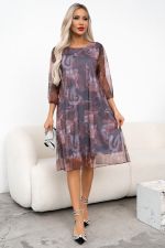 Платье Тутси (коричневый) Р11-1236 Nikol