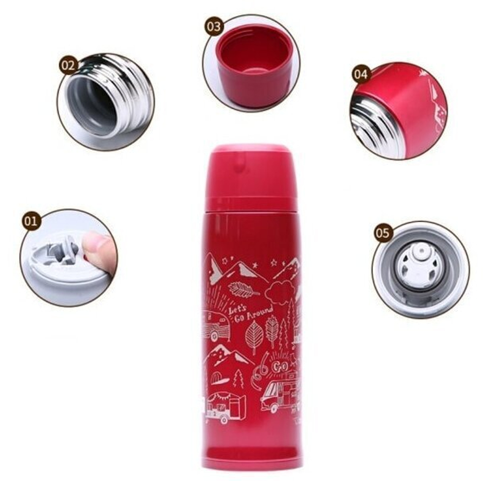 Термос Zojirushi SJ-JS08 0,82 л Red RA