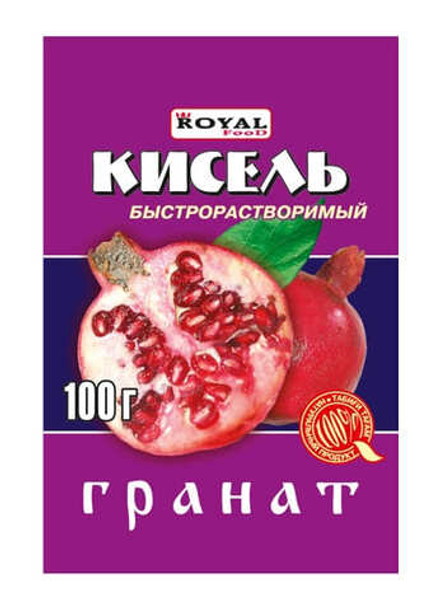 Кисель Гранат 100г. Royal Food