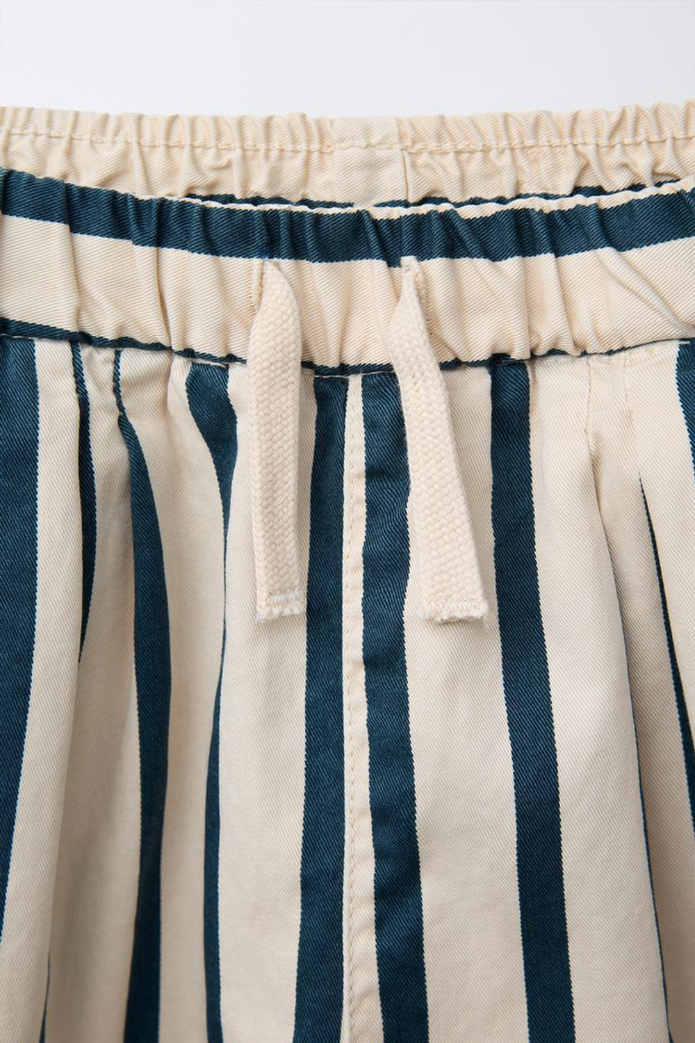 ZARA БРЮКИ В ПОЛОСКУ, ТЕМНО-СИНИЙ/БЕЛЫЙ