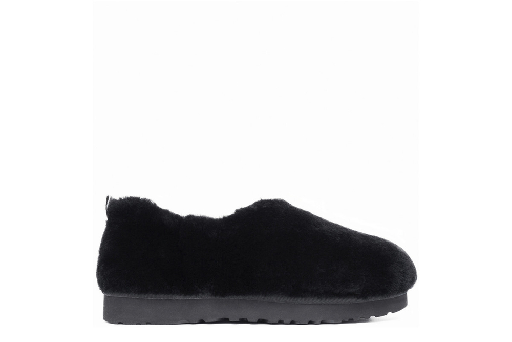 Ugg Hailey Fluff Slippers Black