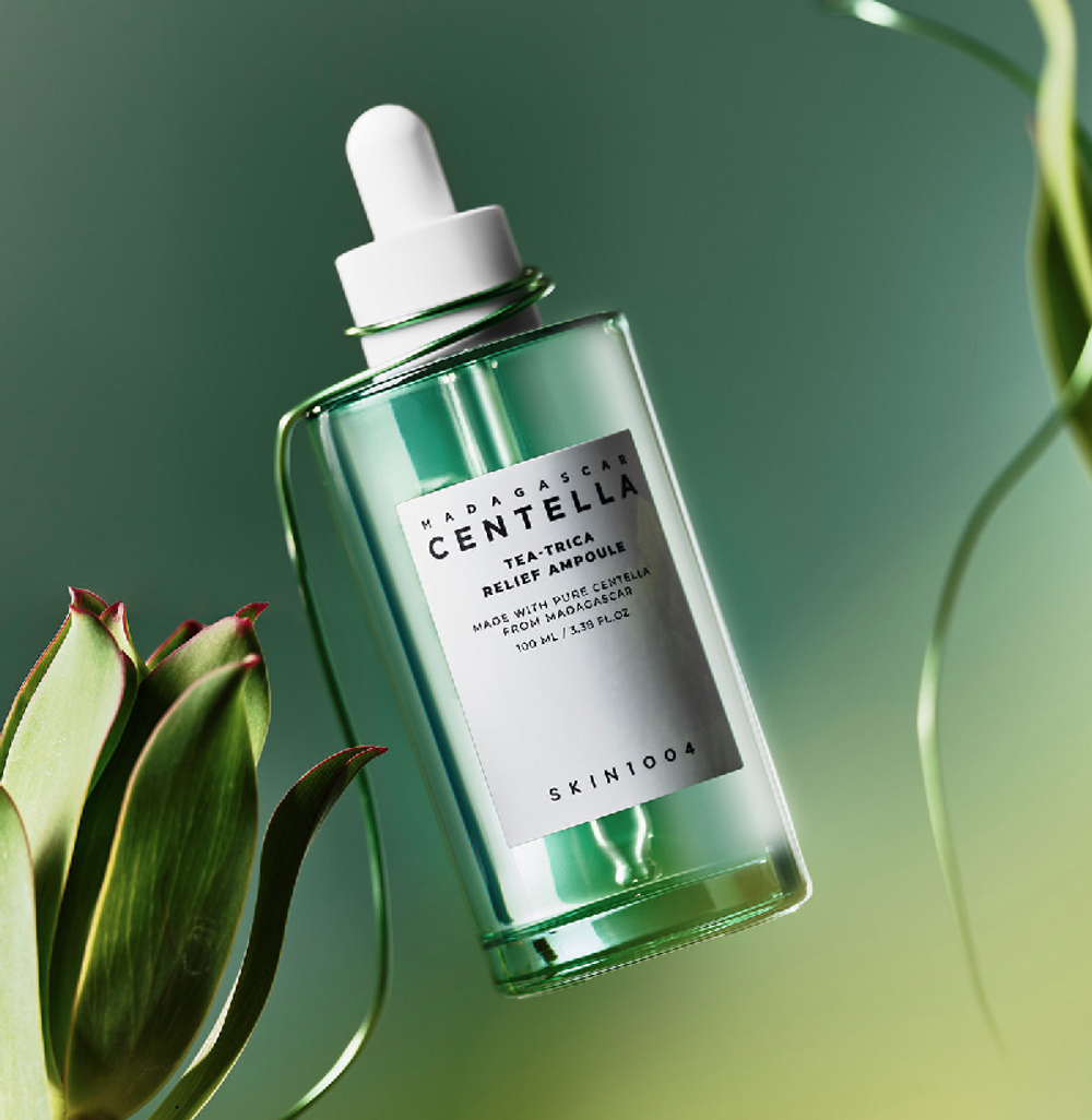 Успокаивающая ампула для проблемной кожи SKIN1004 Madagascar Centella Tea-Trica Relief Ampoule