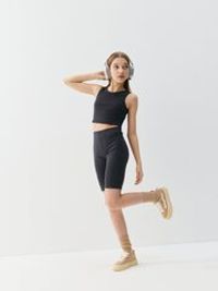 Топ из кашкорсе "Графит" с вырезом на спине 7+