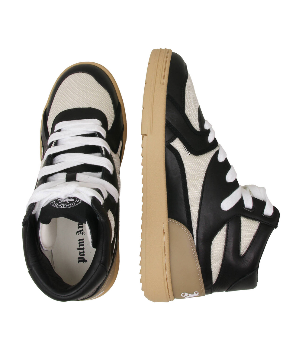 Кожаные кроссовки Palm Angels - черный(PMIL002F 23LEA002)