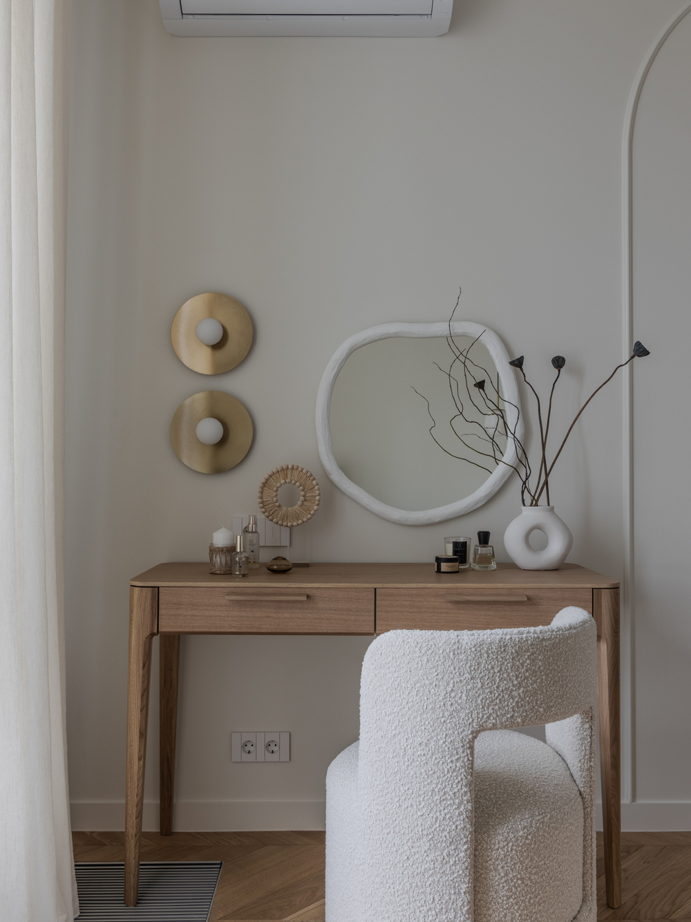 Консоль Type oak 2 ящика ширина 120 см (натуральный дуб)