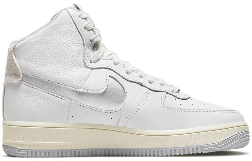 Кроссовки Nike Air Force 1 Sculpt Silver (Женская размерная сетка)