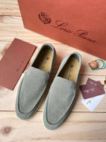 Лоферы Loro Piana серые
