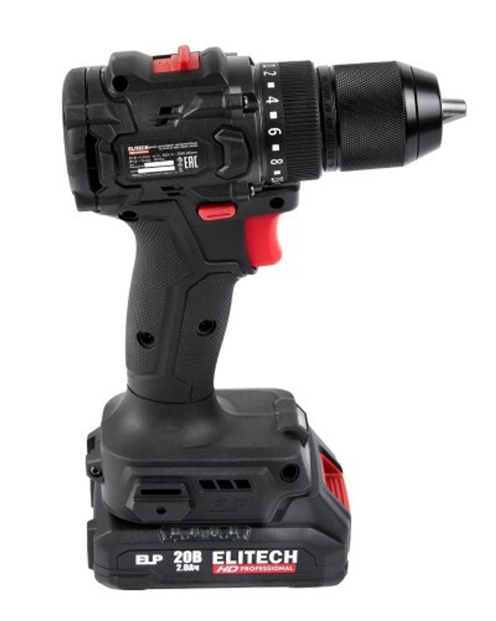 Дрель-шуруповерт аккумуляторная ELITECH CD 20SL2 (E2201.040.01) HD 205717