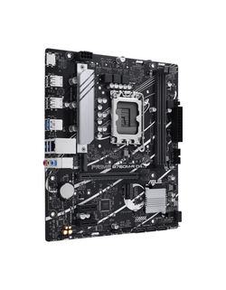 Материнская плата ASUS PRIME B760M-R D4, LGA1700, B760, 2*DDR4, 4*SATA, 2*M.2, 4*USB 3.2, 4*USB 2.0, 1*PCIx16, 2*PCIx1, HDMI, mATX; 90MB1HA0-M0EAY0