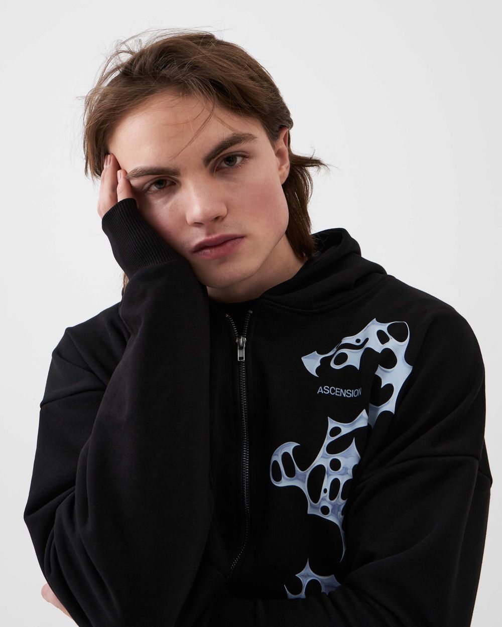 Худи Ascension Zip Neuron черный
