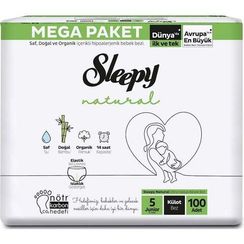 Uşaq bezi \ Подгузники \ Diapers Pants Sleepy Natural 5 Junior, 100 ədəd