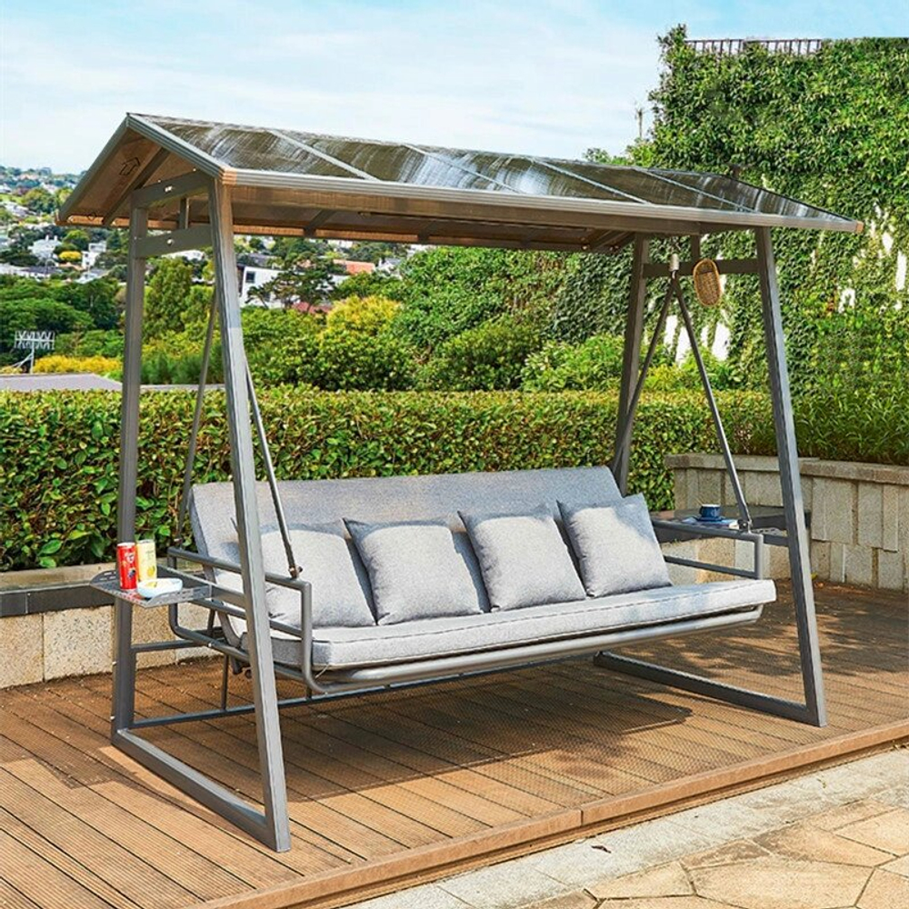 Раскладные качели из алюминия GRAF IV, серый