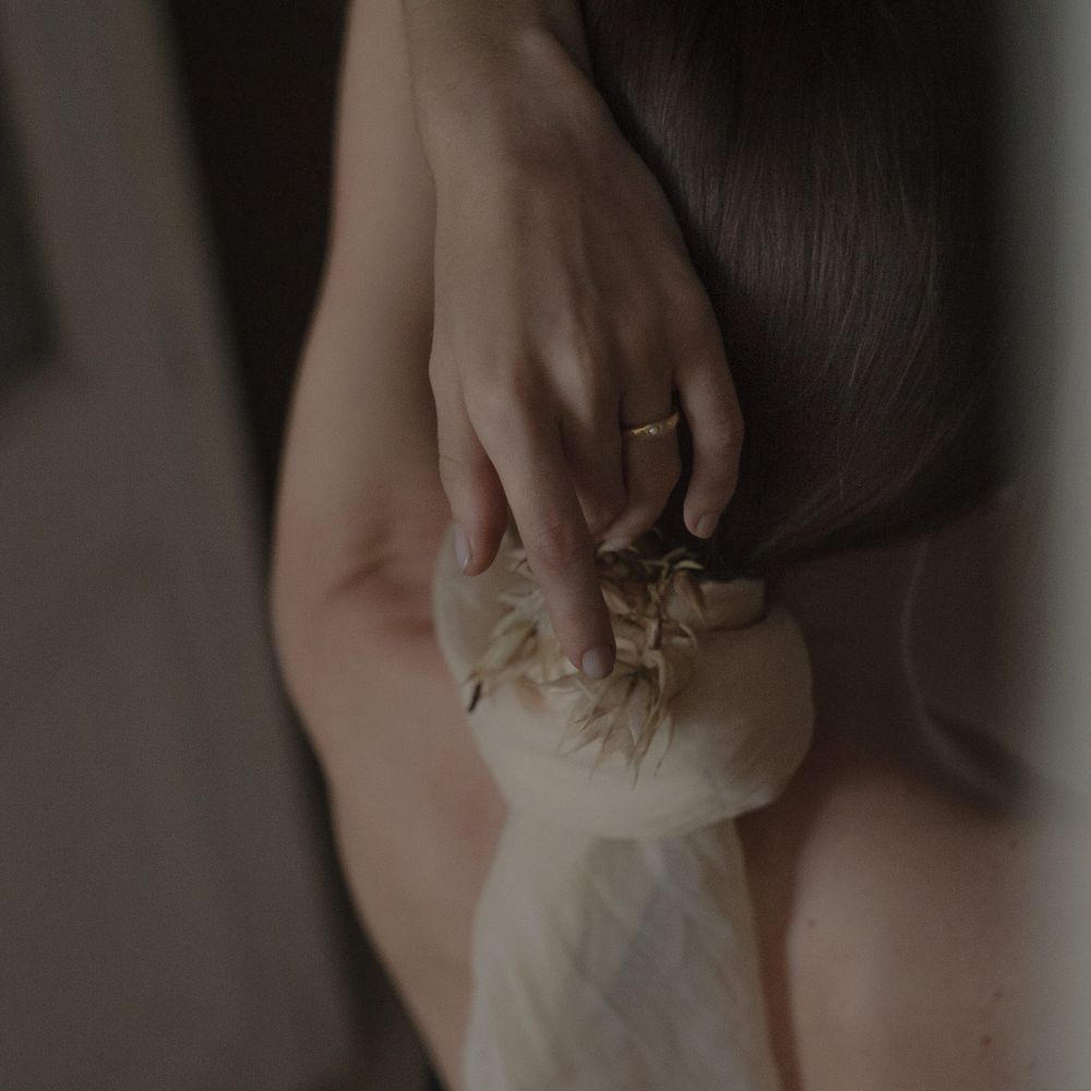 Кольцо с жемчужиной, позолота