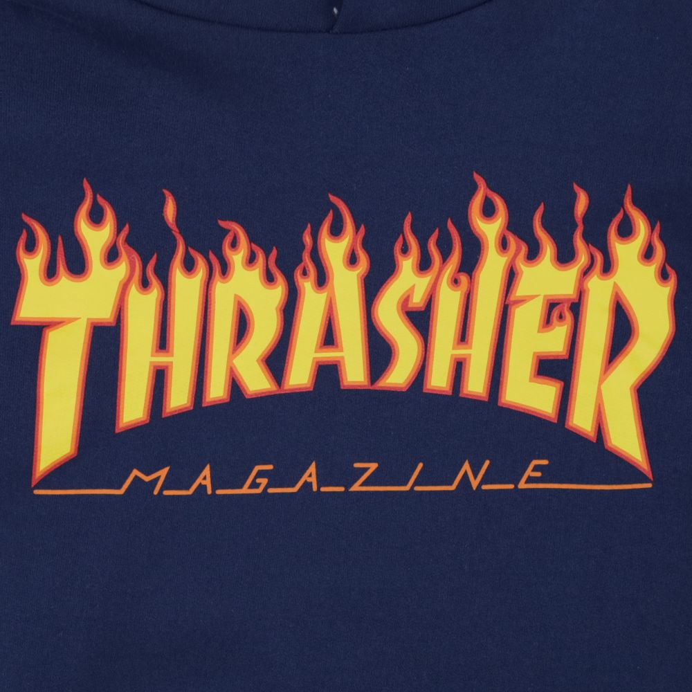 Худи Thrasher Flame Hood (navy)