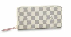 Кошелек Louis Vuitton Clemence белый/светло-розовый