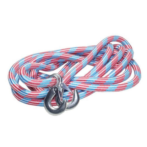 Трос буксир. (10 т) веревка плетен. 2 крюка /5 м/ Богатырь (СИГМА)