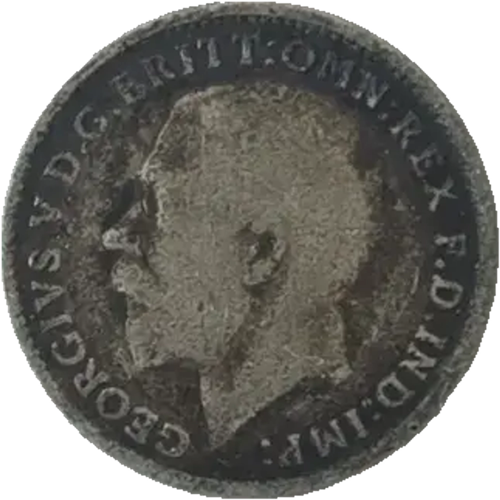 United Kingdom, 3 Pence 1914 – King George V (1st Issue, incl. Maundy)