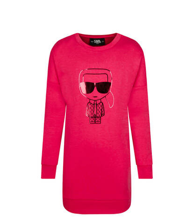 платье Karl Lagerfeld Kids - розовый(Z12217)