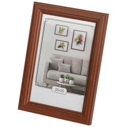 Фоторамка Image Art С22 МДФ универсальная 10х15 цвет красное дерево вставка прозрачный пластик | Image Art
