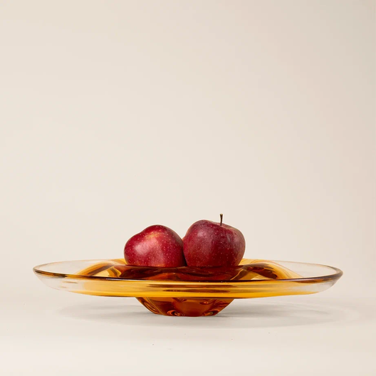 Блюдо декоративное Янтарь
