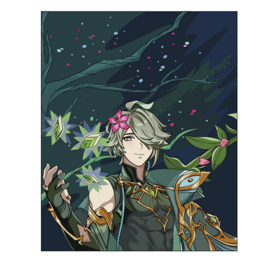 Открытка Аль Хайтам Геншин Импакт