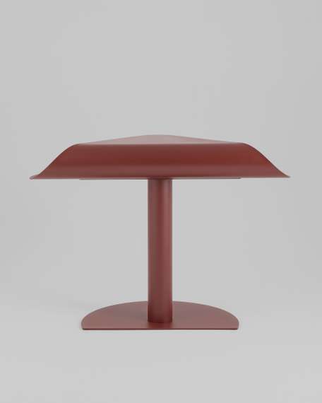 Журнальный столик Cornea металл бордовый