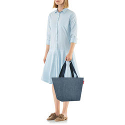 Сумка shopper m twist blue