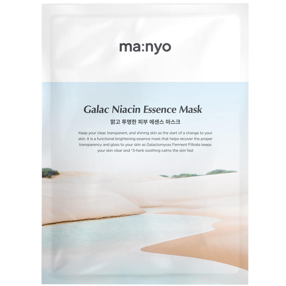 Осветляющая маска с ниацинамидом Manyo Galac Niacin Essence Mask