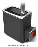 Печь для бани Тунгуска XXL 2013 Inox ДНС антрацит