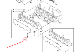 129698-12100 (129470-12100) MANIFOLD ASSY, INTAKE