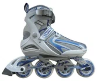 X9 lady роликовые коньки син/бел/сер, Alu, Abec7, 84mm PU, Размер, 38