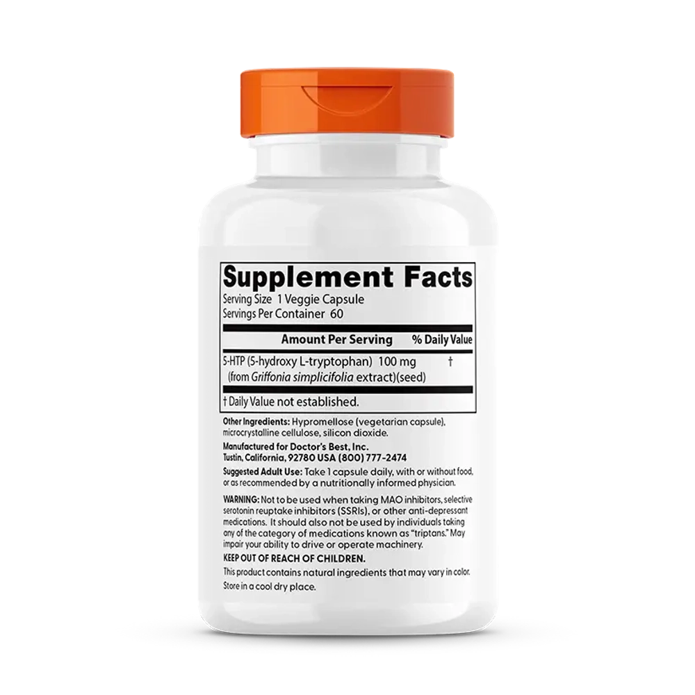5-HTP 100 мг 60 капсул Doctors Best