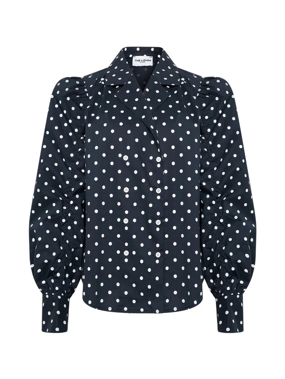 Двубортная блуза Prime, Синяя