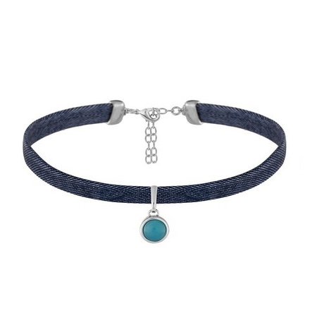Чокер Possebon Blue Sky Agate B0113.21 BL/S