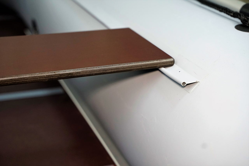 Лодка ПВХ АНДРОМЕДА 375 киль + 2х-тактный лодочный мотор SHARMAX SM9.9HS