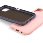 Панель Soft Touch для Huawei P40 Lite, 012065 Серо-синий