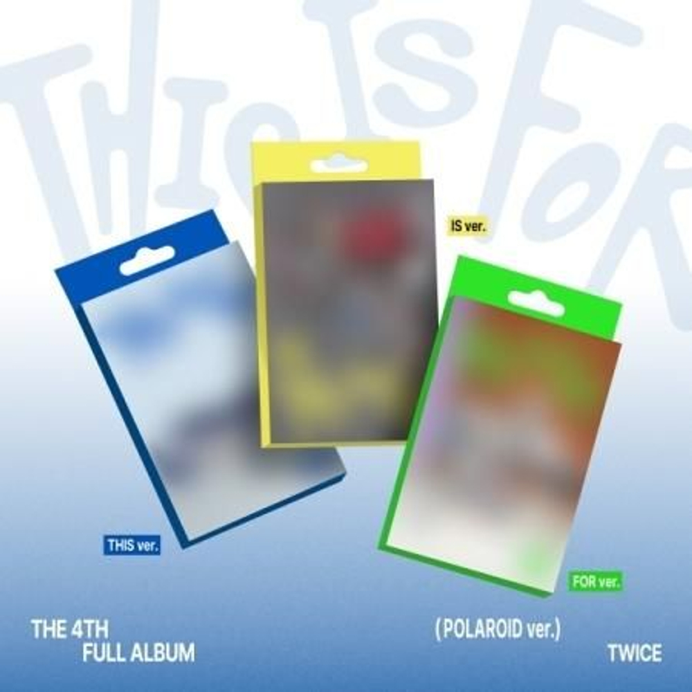 Альбом TWICE - THIS IS FOR 4th Album POLAROID RANDOM Version