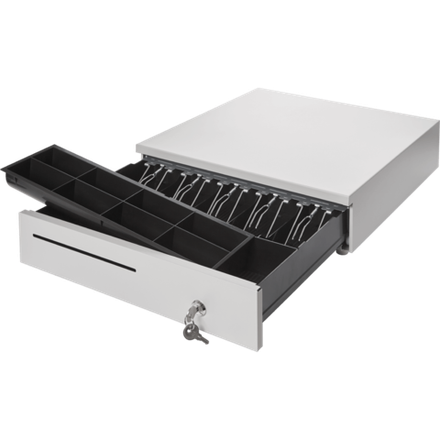 Денежный ящик PayTor HT-410P (Белый, Переходник, Штрих,  арт. HT-410-5010-13W2-2)