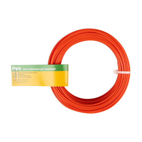 Леска для триммера Park, звезда, диаметр 2,0 мм, длина 15 м, 260246