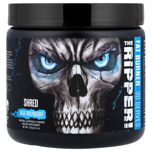 JNX Sports, Потрошитель! сжигатель жира, со вкусом голубой малины, 150 г (5,3 унции)